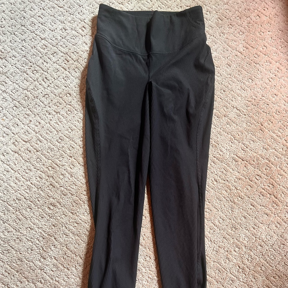 Lululemon Athletica Black Textured Leggings